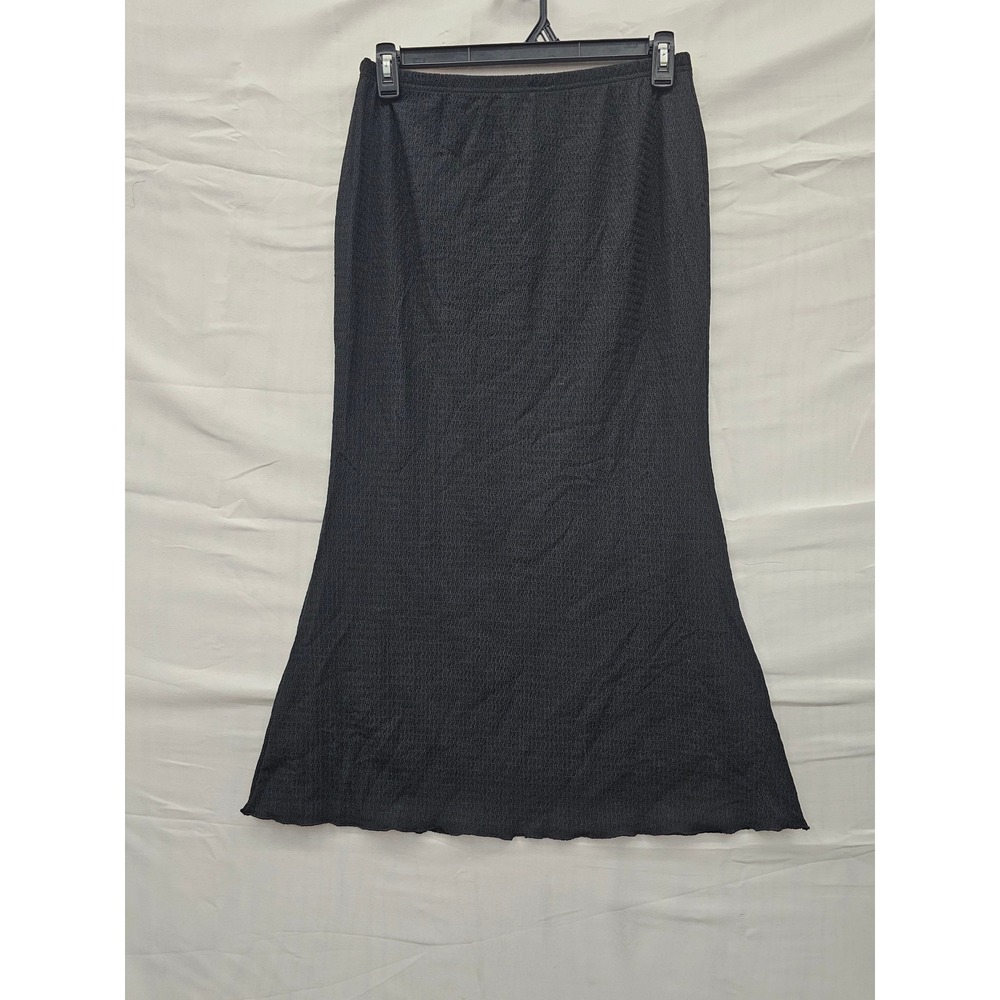 Avanova Womens Mermaid Maxi Skirt Black Polyester Blend‎ Casual Size Large